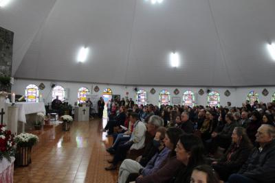 Missa de AÃ§Ã£o de GraÃ§as em louvor ao Bom Jesus em Campo Mendes foi presidida pelo Padre Paulo 